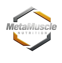 Meta Muscle Logo for footer on Dark Area